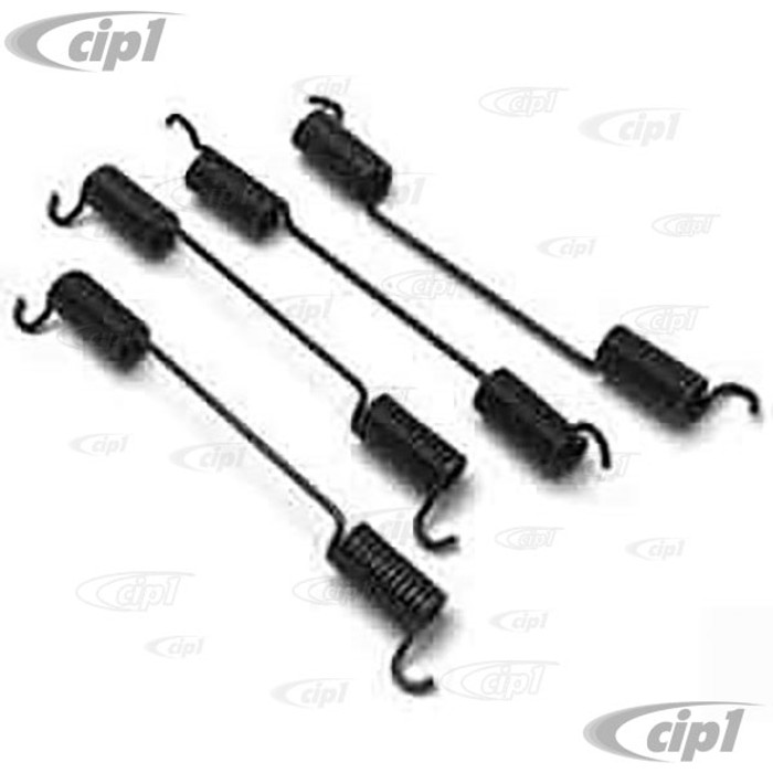 VWC-211-698-002-A - BRAKE SPRING KIT FRONT - BUS 55-70 ( FROM CHASSIS # 20-117903 ) 4 SPRING SET - 2 PER SIDE