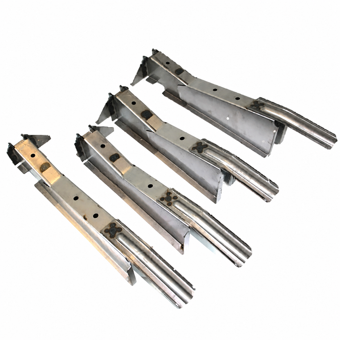 VWC-211-703-115-KIT - 211703115 - GERMAN QUALITY FROM C&C U.K.- SET OF 4 COMPLETE SET OF OUT RIGGERS & JACK SUPPORTS - BUS 68-79 - SOLD SET OF 4