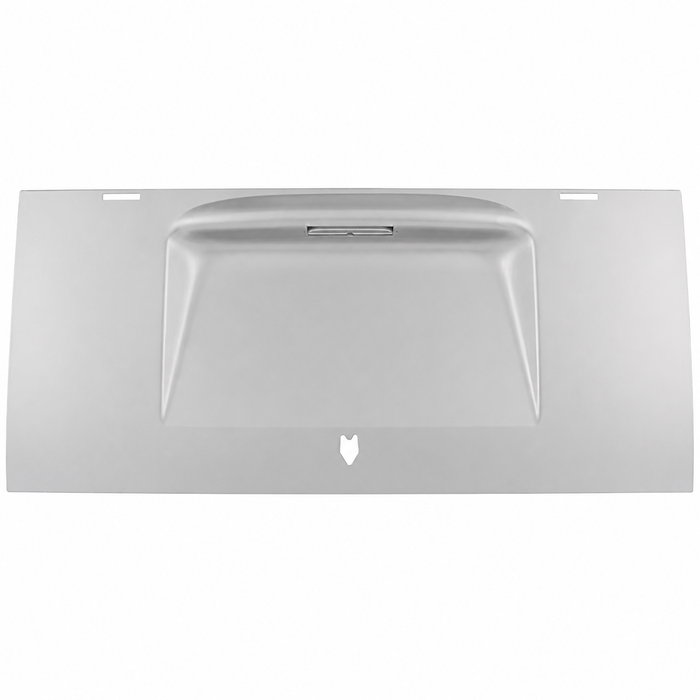 VWC-211-827-025-BD - 211827025B - SILVER WELD-THROUGH HIGH QUALITY SHEET METAL - ENGINE DECK LID - BUS 66-67 - SOLD EACH