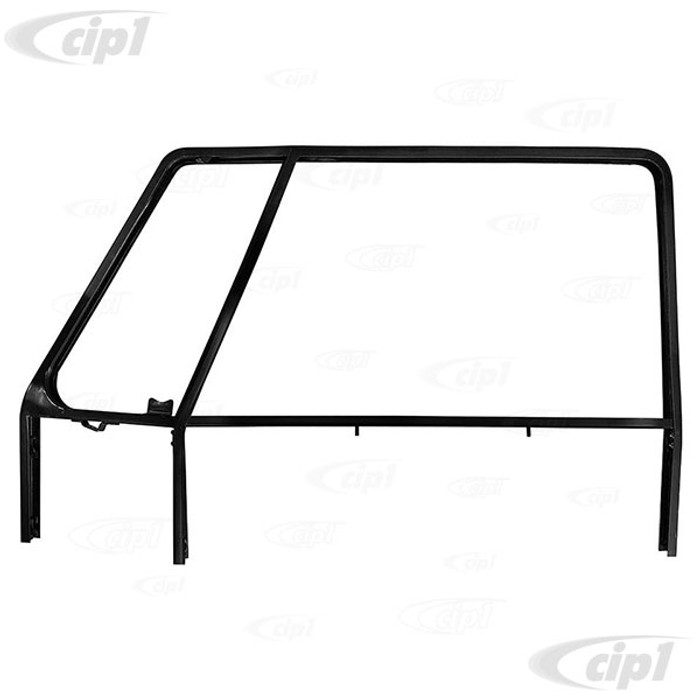 VWC-211-837-079-B - (211837079B) EXCELLENT REPRODUCTION - LEFT FRONT DOOR WINDOW FRAME - BUS 52-67 - SOLD EACH