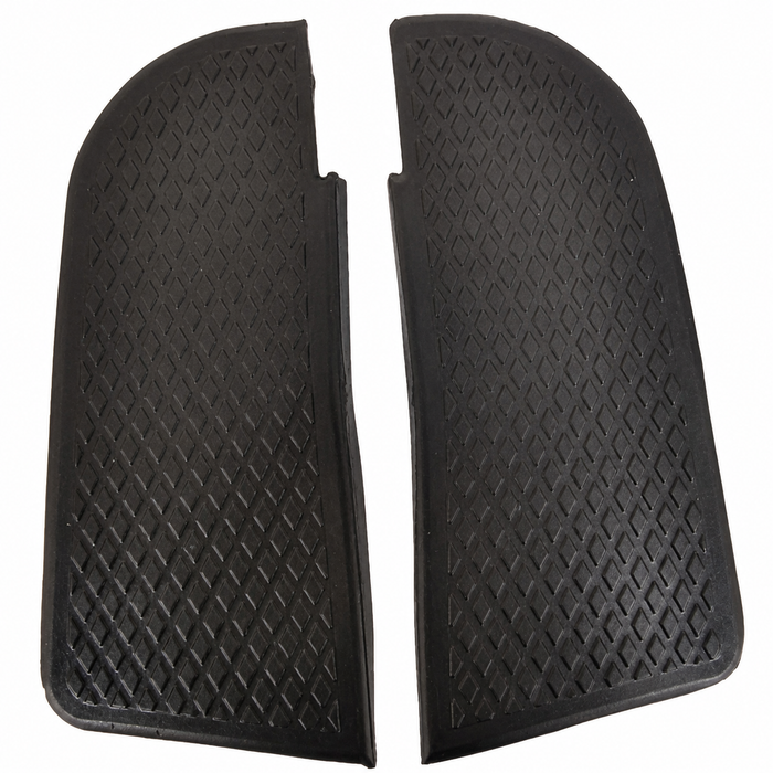 VWC-211-863-735-PR - 211863735 - EXCELLENT QUALITY - INSIDE DOOR RUBBER STEP MAT / PAD - BLACK - LEFT AND RIGHT - BUS 73-79 - SOLD PAIR