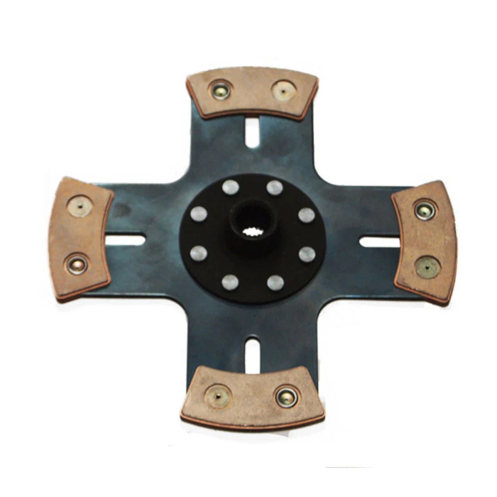 ACC-C20-5155 - 4 PUCK 228MM / 9-INCH BLACK IRON / CERAMIC CLUTCH DISC - ALL HI-PERFORMANCE 2000CC STYLE TYPE-4 / BUS ENGINES WITH 228MM FLYWHEEL - REF.# CL1239 4-PAD - SOLD EACH