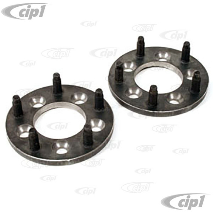 ACC-C20-6701 - MADE IN THE USA - BILLET ALUMINUM WHEEL ADAPTERS - 5X112MM TO 911 STYLE 5X130MM - 3/4 INCHES THICK WITH PRESSED-IN 14MM STUDS - 64MM CENTER BORE (SPECIAL MOUNTING BOLTS SOLD SEPARATELY) - FITS BUS 71-79 - SOLD PAIR