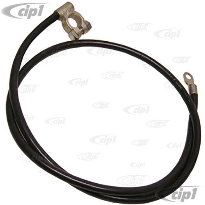VWC-211-971-225 - (211971225) - POSITIVE BATTERY CABLE - WITH OE GERMAN STYLE CONNECTOR (47 INCH) - BUS 50-52 - SOLD EACH