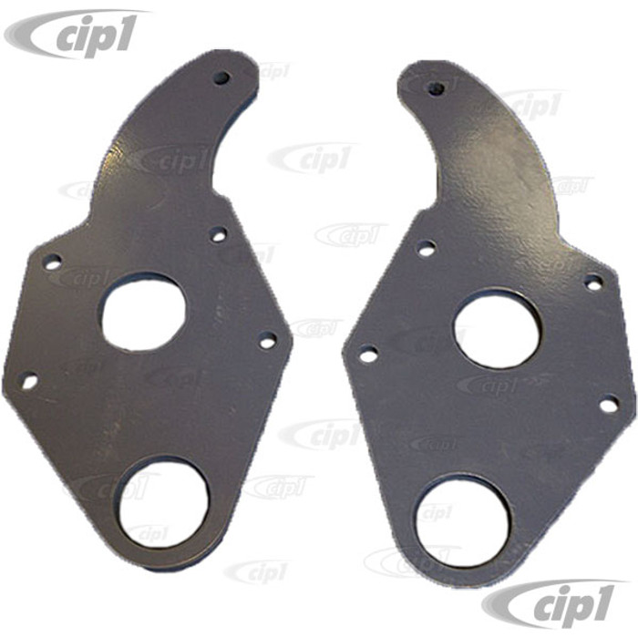 VWC-221-401-021-Z - (221401021Z) BEST QUALITY MADE BY AUTOCRAFT IN U.K. - FRONT BEAM END REPAIR PLATES (LASER CUT 10MM THICK) - BUS 55-67 - SOLD PAIR