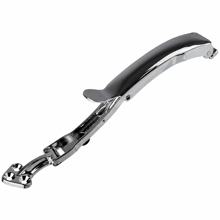 VWC-221-847-081-C - 221847081C - CIP1 PREMIUM RESTORATION QUALITY - SHOW CHROME SPOON STYLE EXTENDED CHROME POP-OUT WINDOW LATCH - LEFT OR RIGHT - BUS 52-67 - SOLD EACH