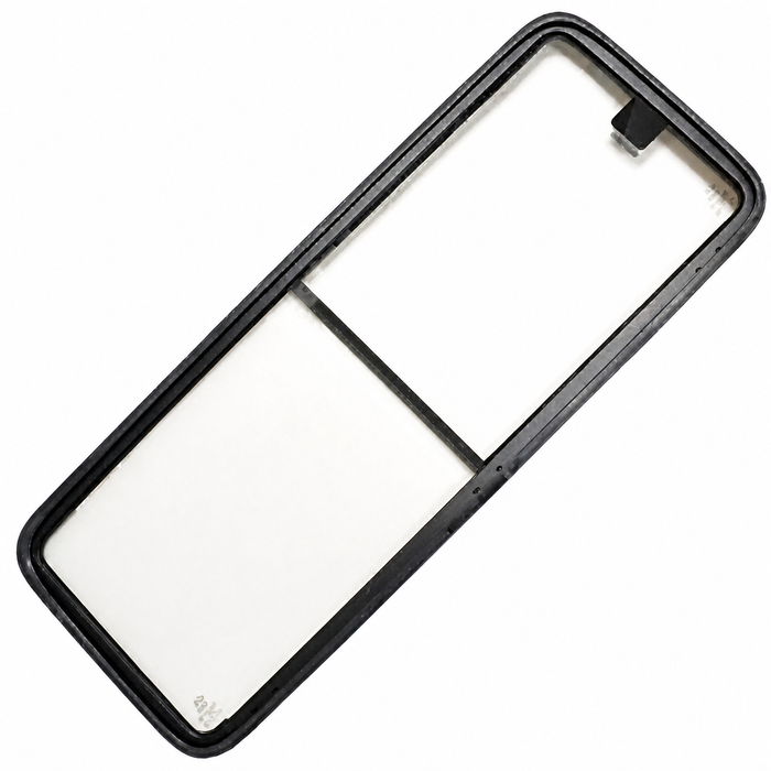 VWC-237-845-708 - 237845708 - JK BRAND - SLIDING WINDOW KIT WITH OUTER SEAL - BUS 68-79 RIGHT SIDE MIDDLE WINDOW (INSIDE SLIDING DOOR) - SOLD EACH
