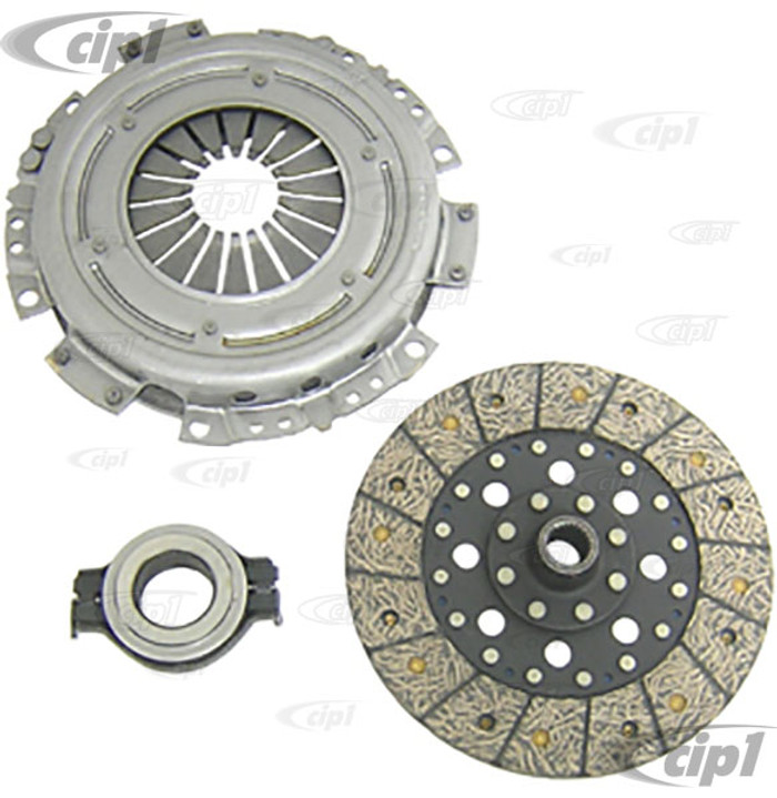 VWC-311-140-025-DKIT - (311-141-025-D 311141025D) OE QUALITY 200MM CLUTCH KIT WITHOUT COLLAR - PRESSURE PLATE / CLUTCH DISC / THROW OUT RELEASE BRG - BEETLE/GHIA 71-79 - SOLD KIT
