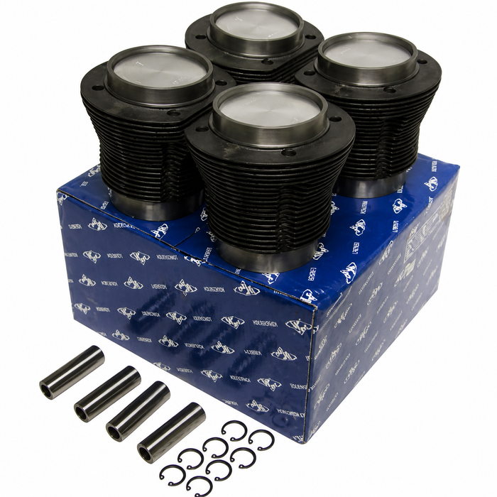 VWC-311-198-069-B - 311198069B - AA-PRODUCTS - PISTON & CYLINDER COMPLETE SET ( FOR 1 ENGINE) - 85.5MM 1600CC 70-79 - UPGRADES 67-69 - SOLD COMPLETE SET FOR 1 ENGINE