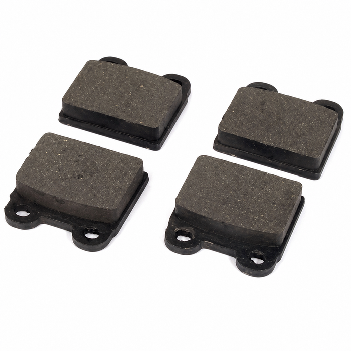 VWC-311-698-151-BALT - 311198151B - D-101 - BRAKE PADS DUAL PIN - GHIA 72-1/2-73 - TYPE-3 65-3/71 - ALSO USED ON ALL BEETLE DISC BRAKE CONV. KITS - 4 PIECE SET