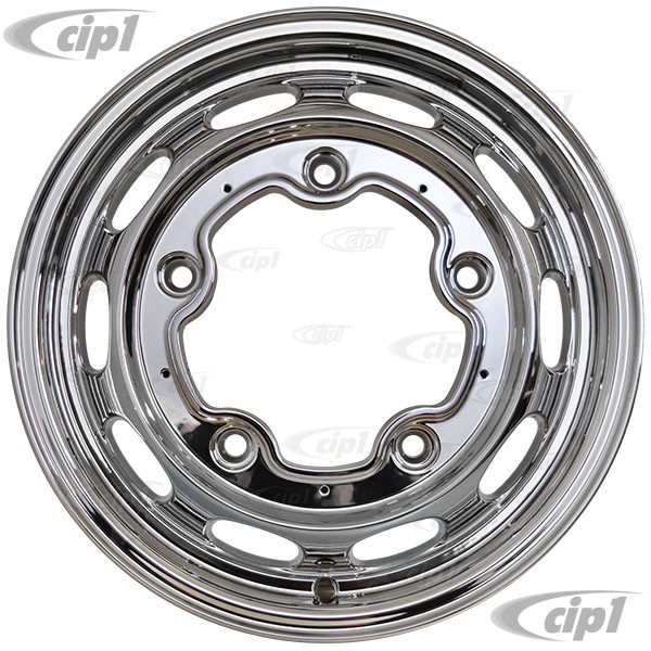 C10-1172 - CIP1 EXCLUSIVE - 3-FIFTY-6 ALUMINUM ALLOY WHEEL - CHROME MIRROR LIKE FINISH - 15X4.5 INCH - (WEIGHT 13 LBS) ET 32MM / 3.5 INCH BACKSPACE - SOLD EACH