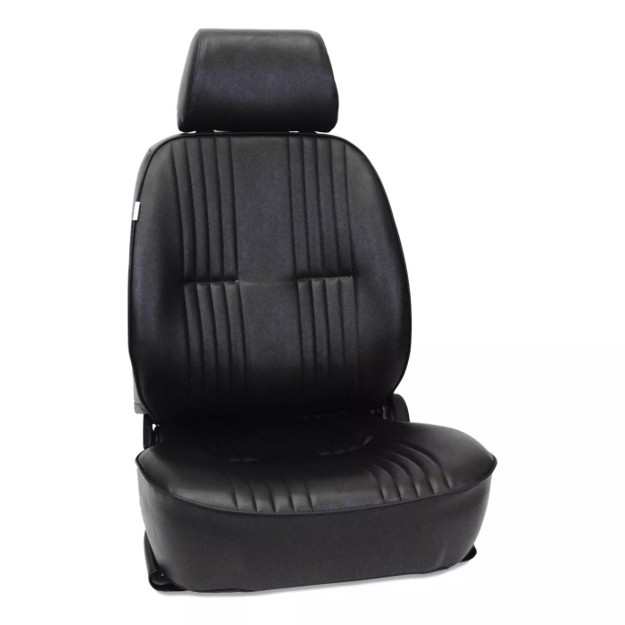 C15-80-1300-51L - SCAT - POR 90 RECLINERS WITH HEADREST - BLACK VINYL - LEFT - SOLD EACH