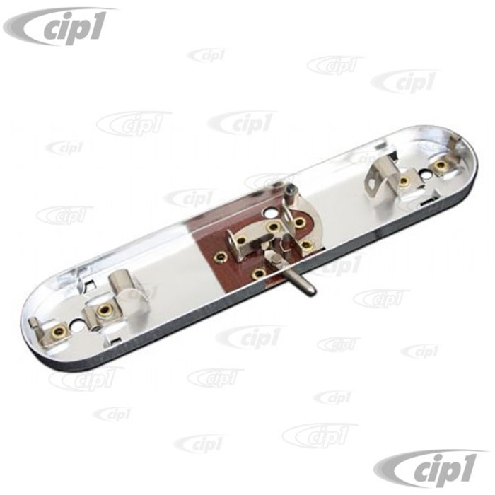 C33-S00627 - GERMAN QUALITY FROM C&C U.K. - INTERIOR DOME LIGHT BULB HOLDER / METAL BASE - BUS 50-67 - REF.#'s - 211-947-107-A - 211947107A - 211-107A - SOLD EACH