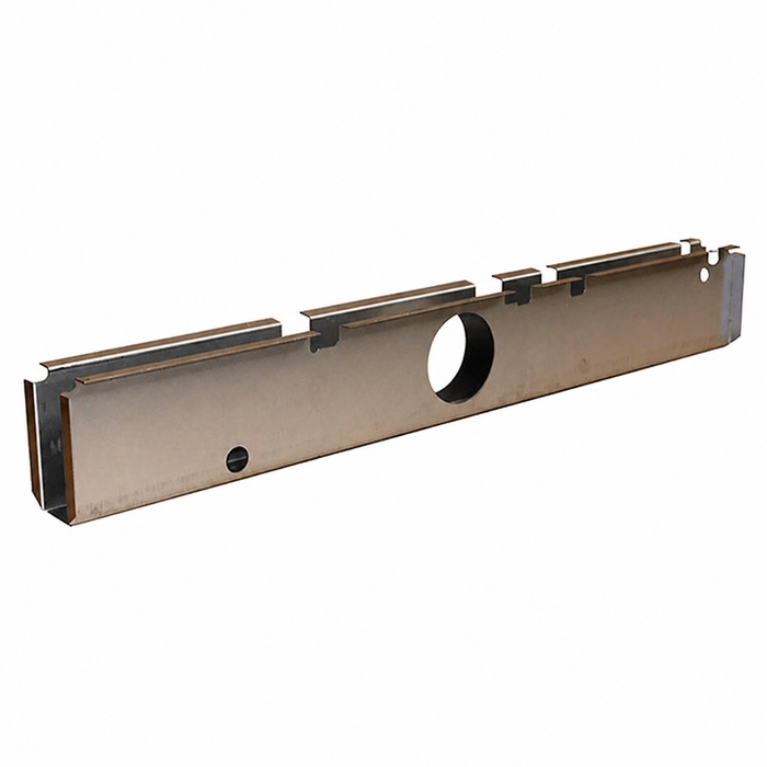 C24-211-703-475-C - 211703475C - HIGHEST QUALITY METAL WITH SILVER WELD-THROUGH PRIME - REAR CROSSMEMBER BRACE/SECTION - BUS 50-67 - SOLD EACH