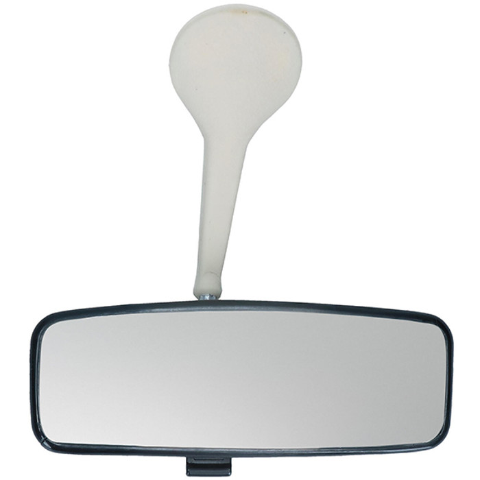 C24-113-857-511-L - (113857511L) - EXCELLENT REPRODUCTION - INTERIOR REAR VIEW MIRROR - MADE TO ORIGINAL SPEC'S WITH CORRECT MIRROR SHAPE - STD BEETLE SEDAN 68-77 - SUPER BEETLE SEDAN 71-77 - SOLD EACH