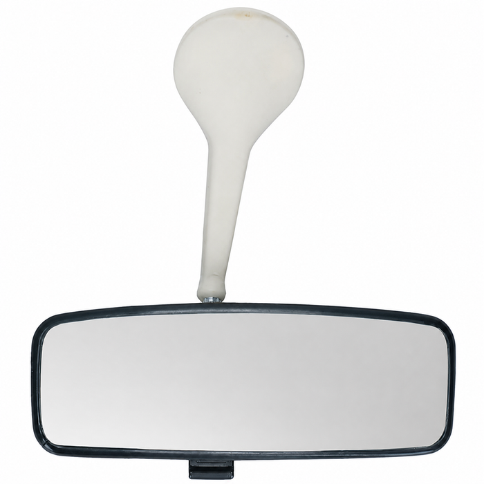 C24-113-857-511-L - 113857511L - EXCELLENT REPRODUCTION - INTERIOR REAR VIEW MIRROR - MADE TO ORIGINAL SPEC'S WITH CORRECT MIRROR SHAPE - STD BEETLE SEDAN 68-77 - SUPER BEETLE SEDAN 71-77 - SOLD EACH