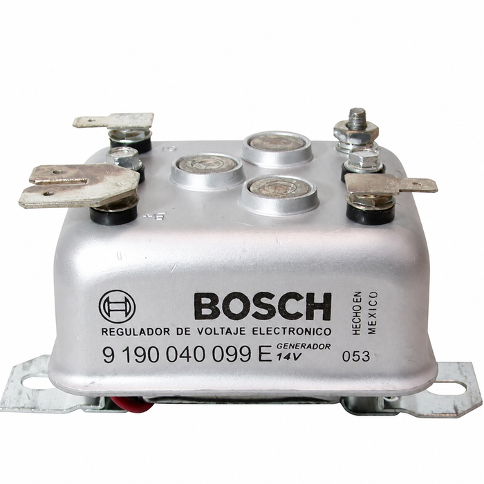 BOS-30019 - 113-903-803-E - 111903803D - GENUINE BOSCH - (SEE SPECIAL NOTES) - 12V VOLTAGE REGULATOR - FITS GR15N/GR16/GR17 GENERATOR - BEETLE/GHIA 67-73 - BUS 67-71 - TYPE-3 67-73 - SOLD EACH