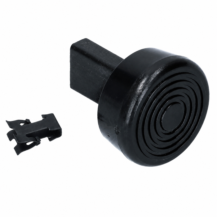 VWC-113-881-633-CD - 113881633C - ROUND KNOB WITH CLIP - SEAT TILT RELEASE - LEFT OR RIGHT - BEETLE 67-79 - SOLD EACH