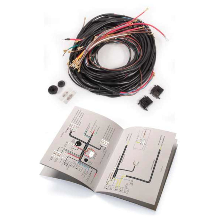 VWC-211-971-013-G - COMPLETE WIRING HARNESS - WITH ALL GROMMETS - PLUGS AND INSTRUCTION MANUAL - ALL MODELS - BUS 1964 - REF.#'s 211971013G - 213-1964 - SOLD KIT