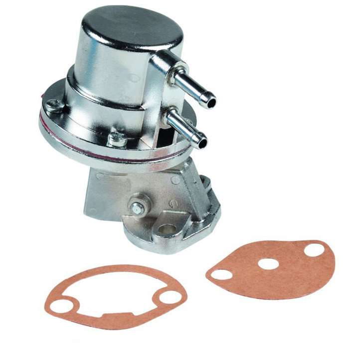 VWC-113-127-025-GCHR - 113127025G - EXCELLENT QUALITY REPLACEMENT - FUEL PUMP - CHROME - 1600CC BEETLE STYLE ENGINES 73-74 WITH ALTERNATOR - USES 4.00 INCH PUSHROD - SOLD EACH