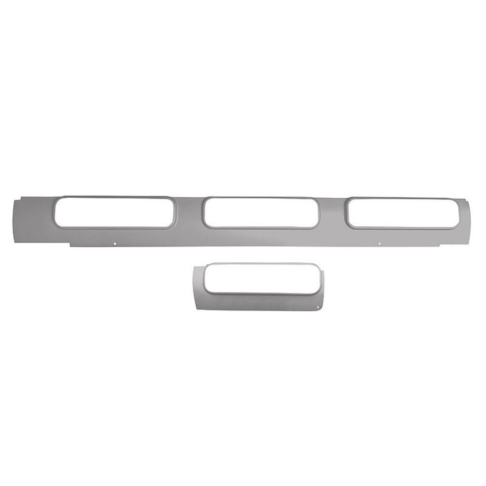 VWC-241-817-125-ST - 241817125 - SILVER WELD-THROUGH PRIMER BY BBT - SKYLIGHT ROOF INNER STRUCTURE - 4 WINDOWS - LEFT - BUS 55-67 - SOLD 2 PIECE SET