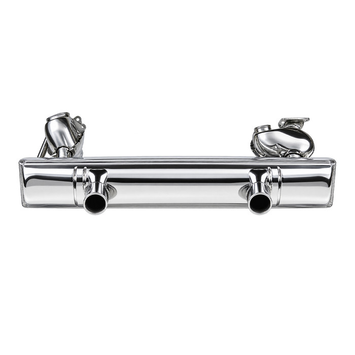VWC-113-251-053-AKSS - 113251053A - STAINLESS STEEL MUFFLER 13-1600CC - TOP QUALITY - BEETLE 66-74 - GHIA 66-74  (EXCEPT 1974 CAL.) - SOLD EACH
