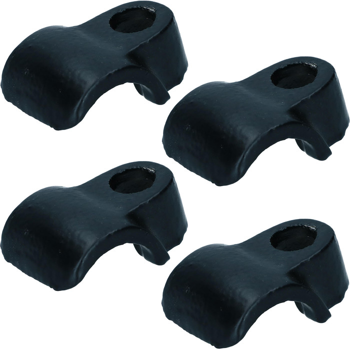 VWC-221-885-865-AST - 221885865A - EXCELLENT QUALITY - BUS REAR SEAT CLAMPS  - 15.3MM HIGH - BUS 50-67 - SOLD SET OF 4