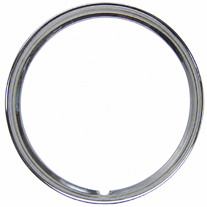 C11-A6224-1 - STAINLESS STEEL TRIM RING - 15 INCH DIAMETER RIMS - SMOOTH STYLE - SOLD EACH