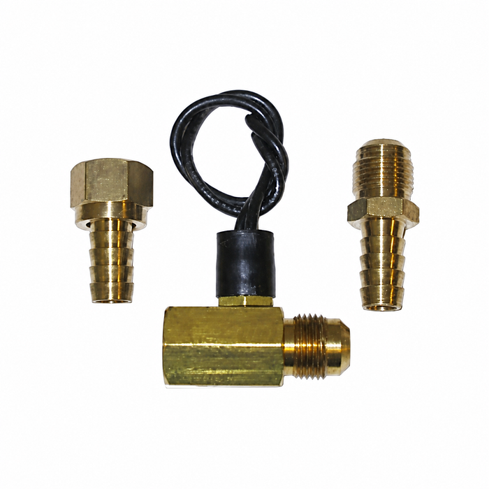 C12-3083-10 - EMPI 33-5721 - IN LINE OIL THERMOSTAT ELECTRIC FAN TEMPERATURE CONTROL SWITCH - TURNS ON AT 180F DEGREE - SOLD KIT