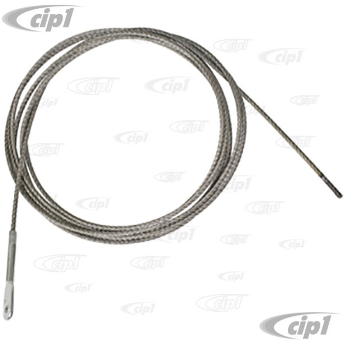 C12-5510-10 - SUPER HEAVY DUTY STAINLESS STEEL 1/8 INCH THROTTLE CABLE - 11 FEET LONG