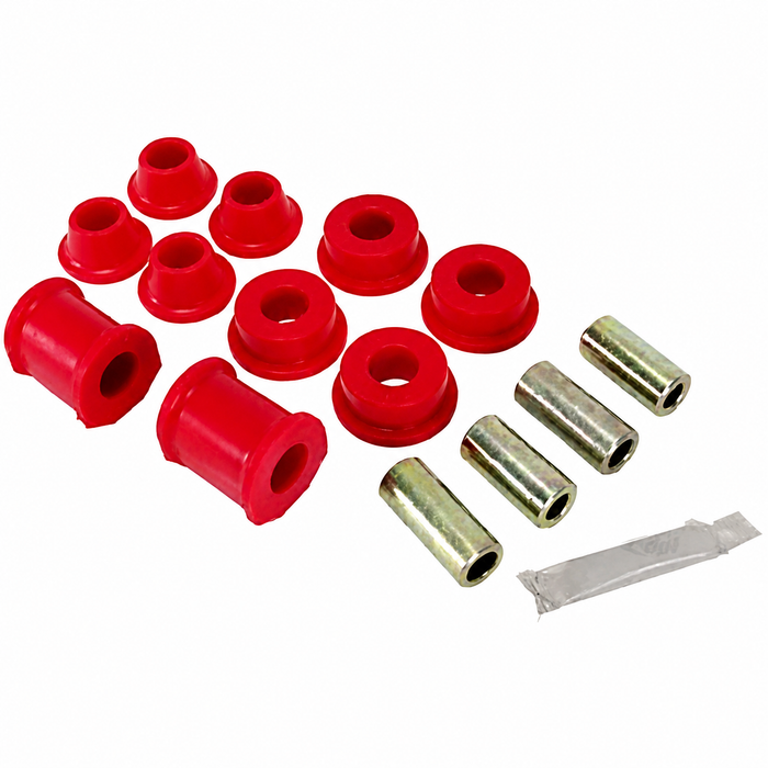 C13-16-5108 - EMPI BRAND -74-79 SUPER BEETLE - RED URETHANE CONTROL ARM BUSH. KIT - 15 PIECE KIT