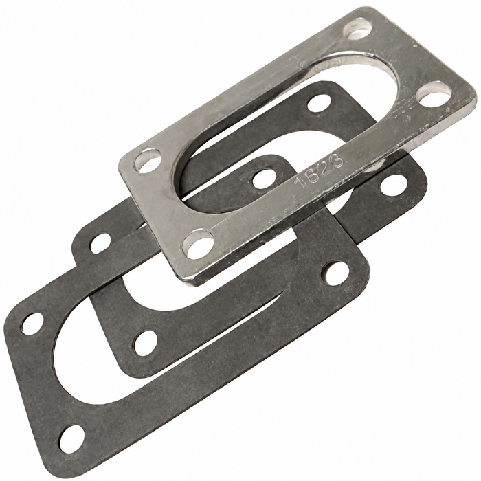 C13-17-2980 - EMPI - DIE-CAST ALUMINUM CARBURETOR SPACER 5.5MM THICK - ALL EPC / DGV / DFV 2 BARREL - WITH GASKETS