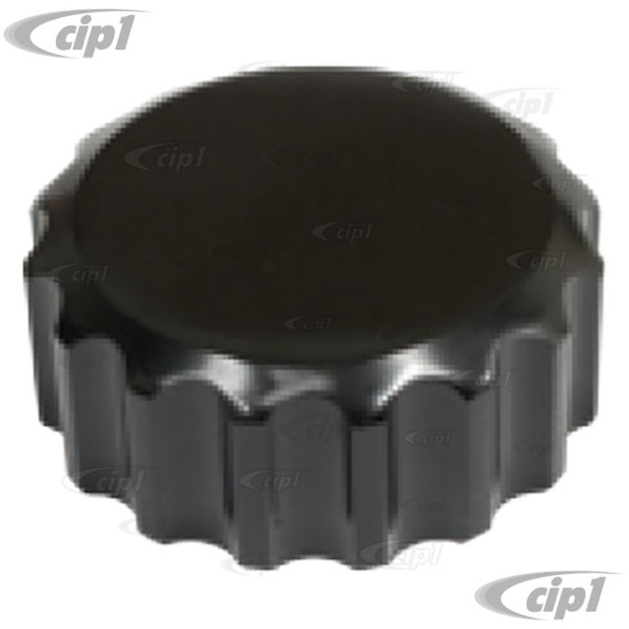 C13-18-1077 - EMPI - BLACK ANODIZED BILLET ALUMINUM REPLACEMENT OIL FILLER CAP - FITS ALL POPULAR AFTERMARKET THREADED FILLER TUBES - SOLD EACH