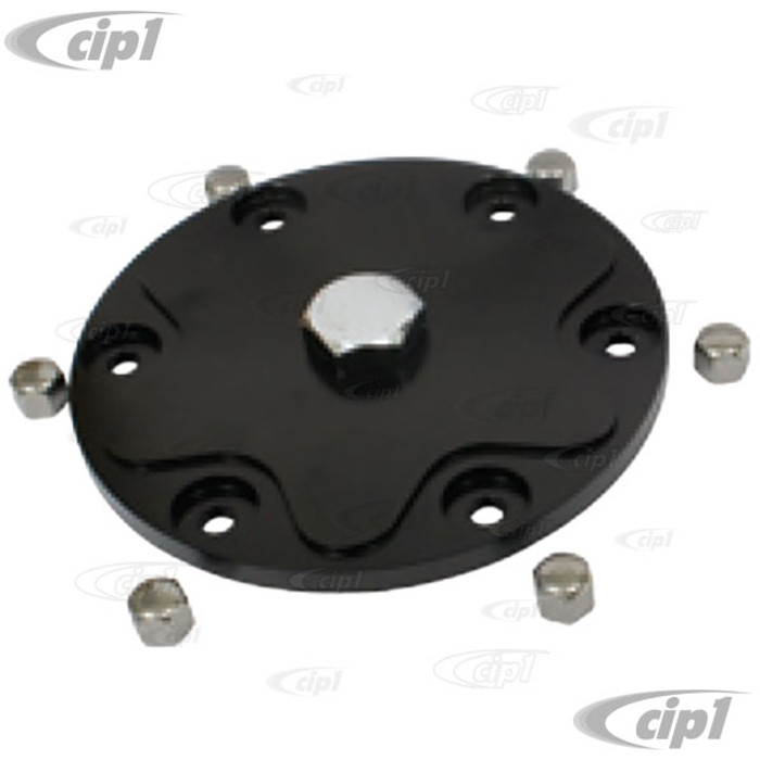 C13-18-1085 - EMPI - BLACK ANODIZED POLISHED CNC BILLET ALUMINUM OIL SUMP PLATE KIT - ALL 12-1600CC STYLE ENGINES - SOLD EACH