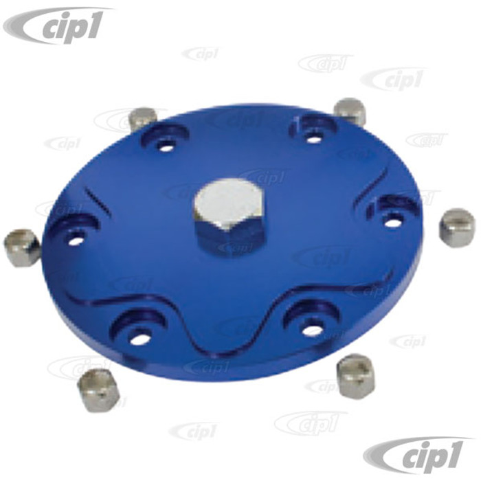 C13-18-1086 - EMPI - BLUE ANODIZED POLISHED CNC BILLET ALUMINUM OIL SUMP PLATE KIT - ALL 12-1600CC STYLE ENGINES - SOLD EACH