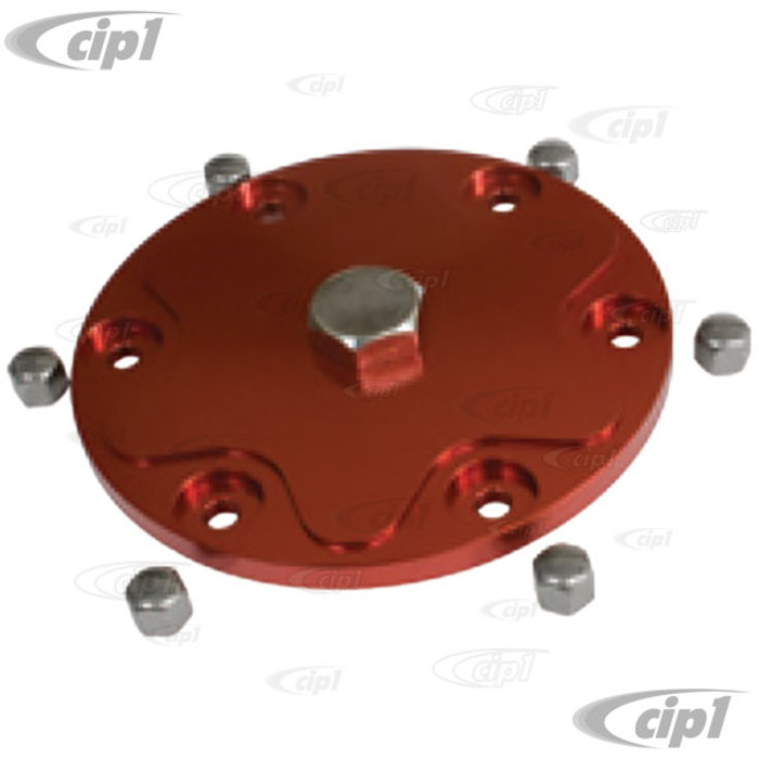 C13-18-1087 - EMPI - RED ANODIZED POLISHED CNC BILLET ALUMINUM OIL SUMP PLATE KIT - ALL 12-1600CC STYLE ENGINES - SOLD EACH