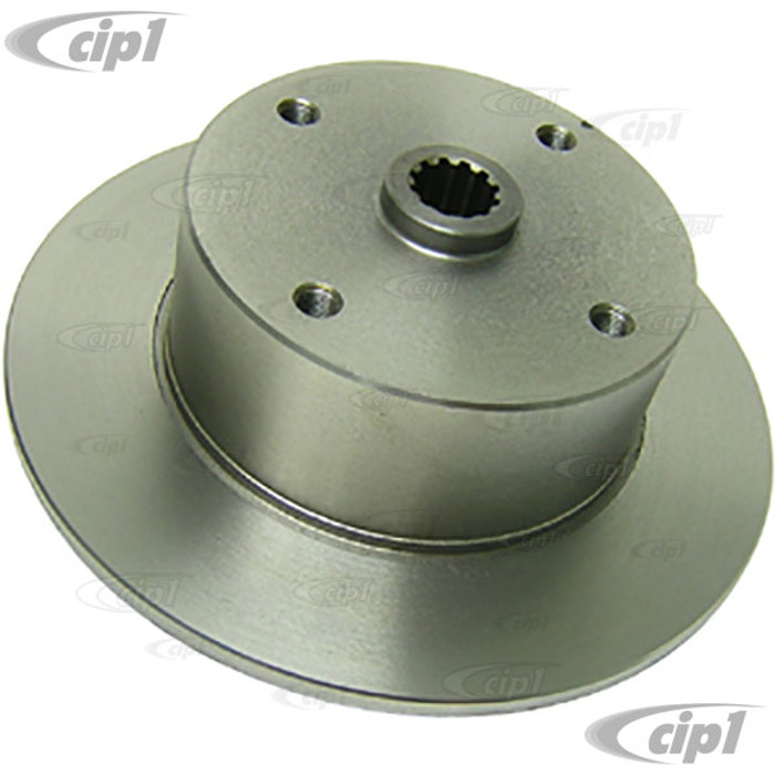 C13-22-2842-B - REAR 4 BOLT ROTOR FOR BEETLE STYLE REAR DISC BRAKE KIT - FOR 50-66 SHORT AXLE (BEETLE/GHIA 68-79 WITH SPACER: SEE NOTES) - SOLD EACH