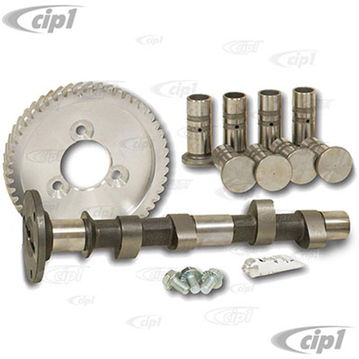 C13-23-4015 - EMPI - CAMSHAFT KIT  .478 INCH LIFT / 279 DURATION – KIT INCLUDES CAM / GEAR / 8 LIFTERS / BOLTS - ALL 12-1600CC BEETLE STYLE ENGINES