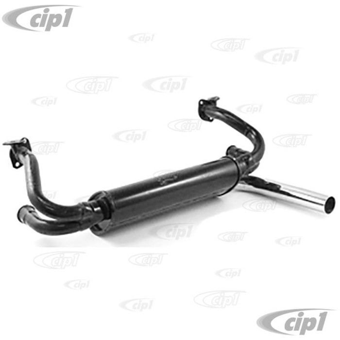 C13-3487 - EMPI BRAND - GT SINGLE TIP EXHAUST - BEETLE 66-74 - GHIA 66-74 - BUS 63-67 - SOLD EACH