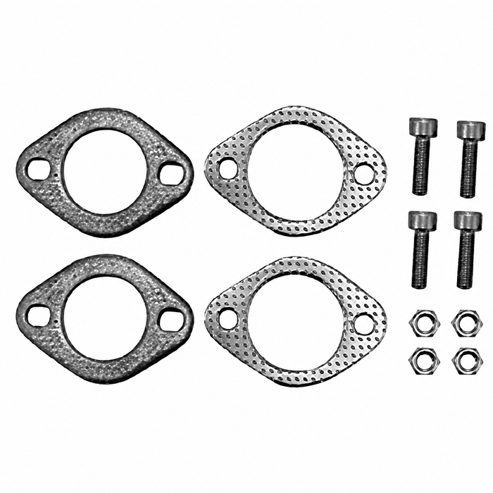 C13-3640 - PREMIUM HEATER BOX AND J-PIPE WELD ON FLANGE KIT- METAL GASKETS & DELUXE HARDWARE (FOR ALL STANDARD SIZE 1-3/8 INCH)