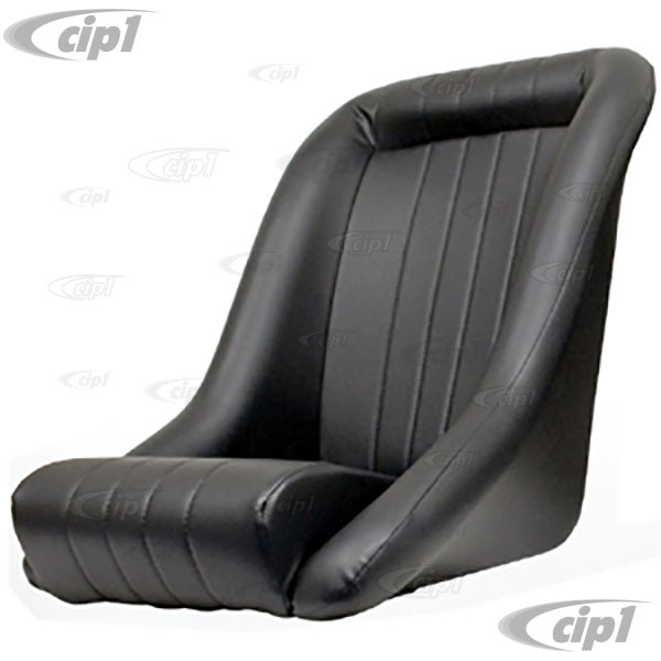 BACK SEAT ROMEOS - パンク C13-62-2880 - EMPI - LOW BACK ROADSTER STYLE SEAT - SOLID BLACK