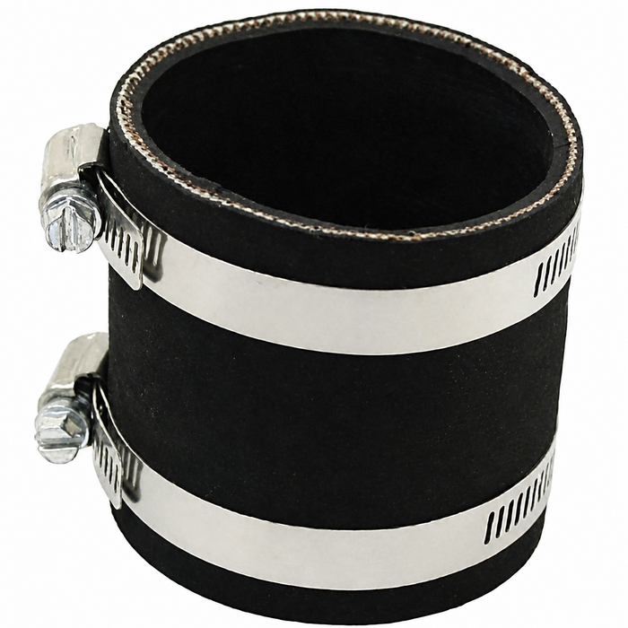 C13-9156 - EMPI - OFF-ROAD AIR CLEANER ADAPTER MOUNTING TUBE WITH CLAMPS - FOR STOCK 2.00 INCH NECK CARB. - SOLD EACH