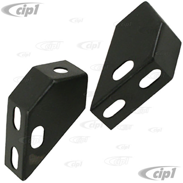 C13-9325 - EMPI - MOUNTING BRACKETS - ALLOWS MOST SMALL LIGHTS TO MOUNT TO REAR BUMPER BRACKET - ABOVE OR BELOW BUMPER - ALL BEETLE 46-73 - SOLD PAIR