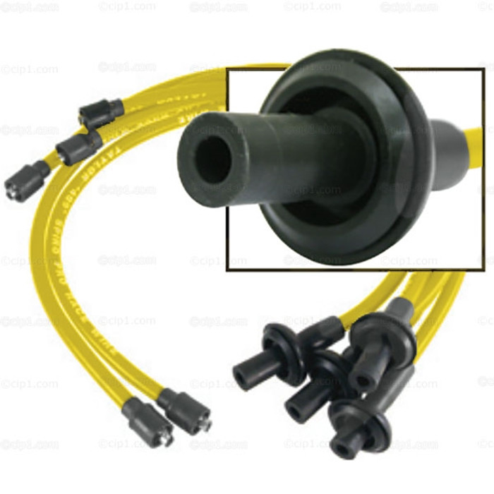 C13-9394 - MADE IN THE USA - 10MM TAYLOR SPIRO PRO 409 RACE IGNITION WIRE SET - YELLOW - ALL 1600CC BEETLE STYLE ENGINES (30 INCH COIL WIRE-CUT TO LENGTH) - SOLD SET