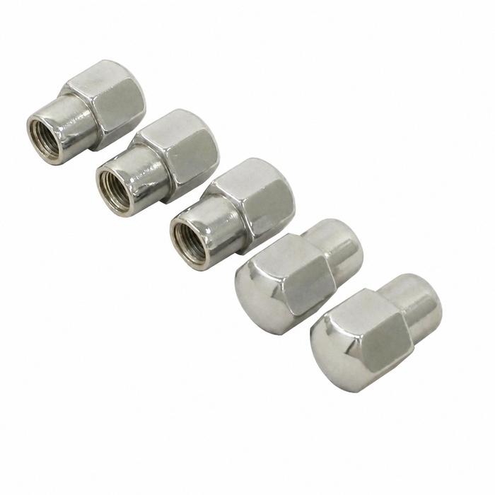 C13-9538 - CHROME 12MM X 1.5 MAG SHANK LUG NUTS - SET OF 5