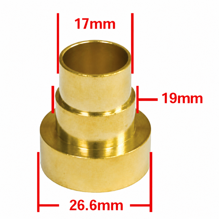 C13-98-3018-B - EMPI - NOSE CONE BUSHING AND SEAL HOLDER (USE VWC-001-301-227 SEAL NOT INCLUDED) - BEETLE/GHIA/TYPE-3 67-68 / BUS 67-68 - SOLD EACH