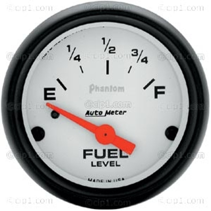 C14-5714 - AUTOMETER - PHANTOM - 2-1/16 IN. (52MM) FUEL LEVEL 0 E/90 F GM `65 TO PRESENT - ALL SALES FINAL - NO RETURNS