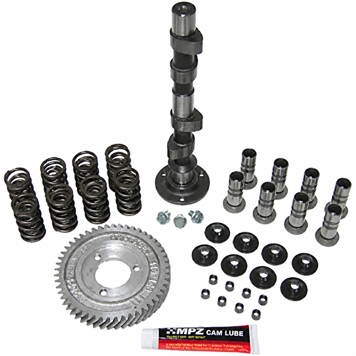 C15-20051 - SCAT BRAND - COMPLETE PERFORMANCE CAM KIT - ALL 1600CC BEETLE STYLE ENGINES - .332 INCH LIFT AT LOBE / 272 DEGREE C25 CAM & GEAR / SINGLE HD VALVE SPRINGS / SCAT LIFTERS / HD RETAINERS & KEEPERS - SOLD KIT