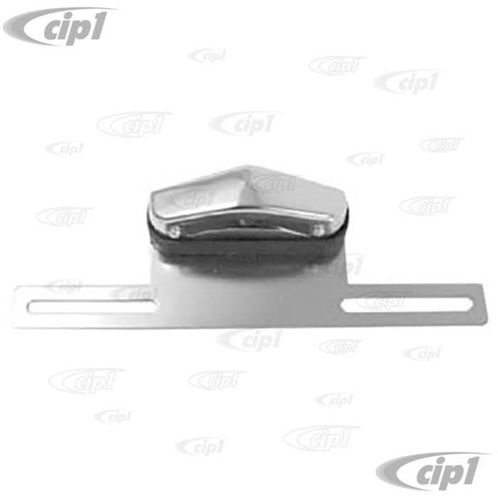 ACC-C10-3890 - UNIVERSAL LICENSE PLATE LIGHT W/ CHROME FINISH