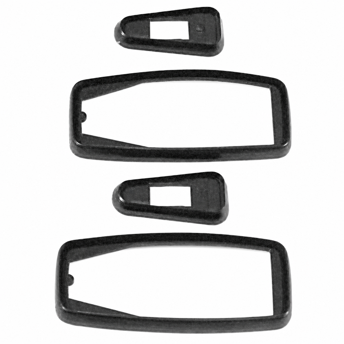 C16-111-209B - 111-837-209-B - 111837209B - B00356 - DOOR HANDLE SEALS 4 PC SET - BEETLE 68-79 - GHIA 68-74 - TYPE-3 68-74 - SOLD 4 PIECE SET